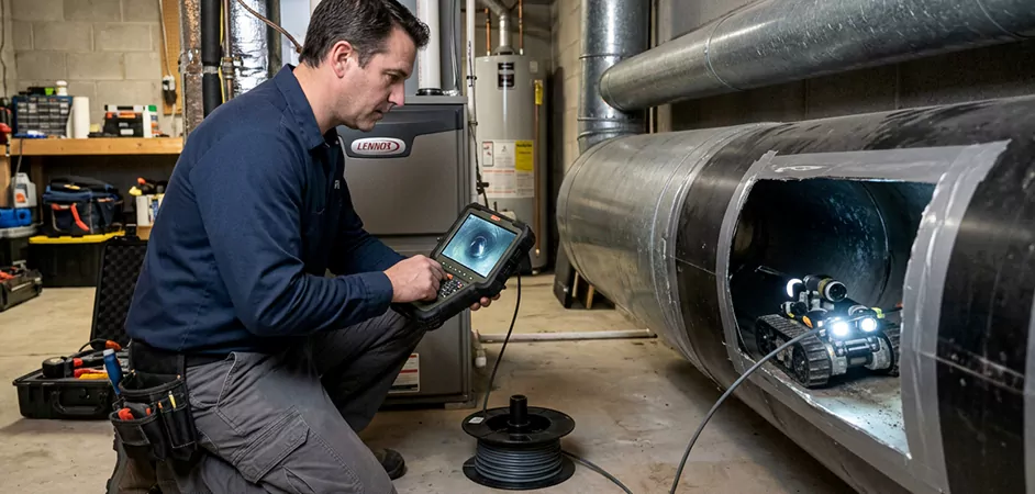 Robotic Duct Inspection in Takoma Park, MD