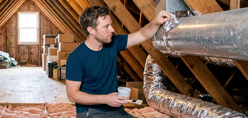 Duct Board Leak Repair in Takoma Park