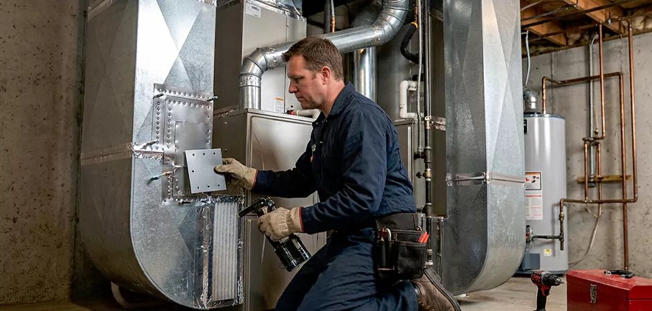 Supply and Return Plenum Repair in Takoma Park