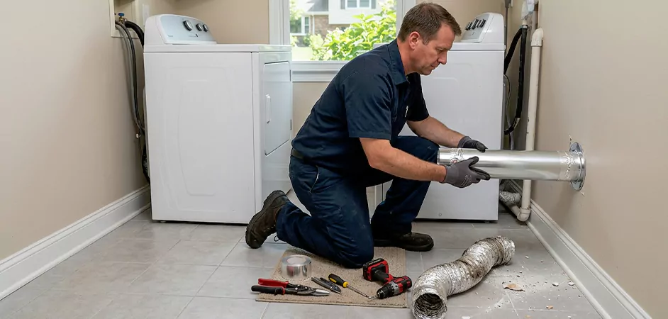 Dryer Vent Replacement in Takoma Park