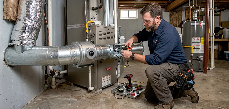 Booster Fan Installation in Takoma Park