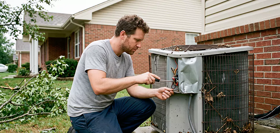 Storm Damage HVAC Restoration in Takoma Park