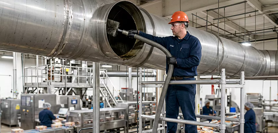 Food Processing Facility Duct Cleaning in Takoma Park
