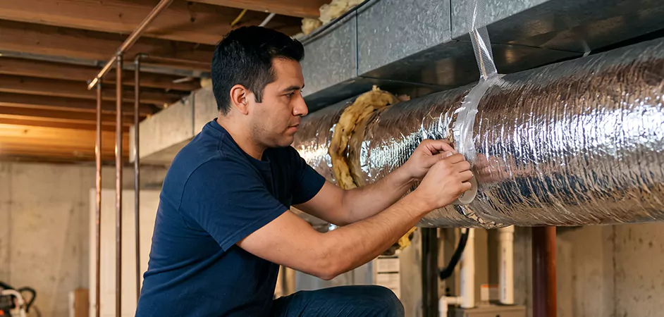 Duct Insulation Upgrade in Takoma Park