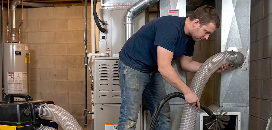 Negative Pressure Duct Cleaning for Large and Long Duct Systems in Takoma Park