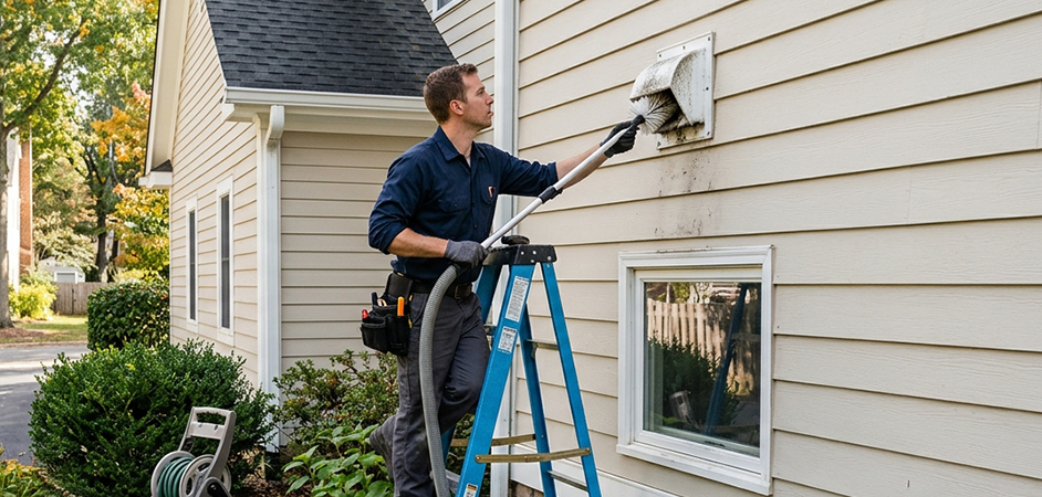 Exterior Vent Cap Cleaning in Takoma Park